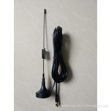 3dBi GSM magnetic antenna, RG174 Coaxial Cable, L=3meters, SMA Male